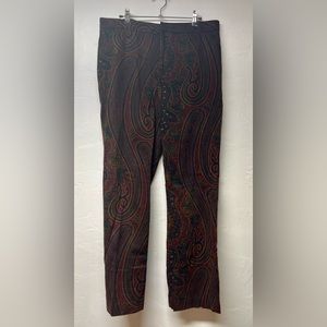 Ralph Lauren Cotton Paisley Pants